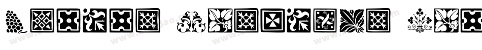 Menina Graciosa Ornaments Two字体转换